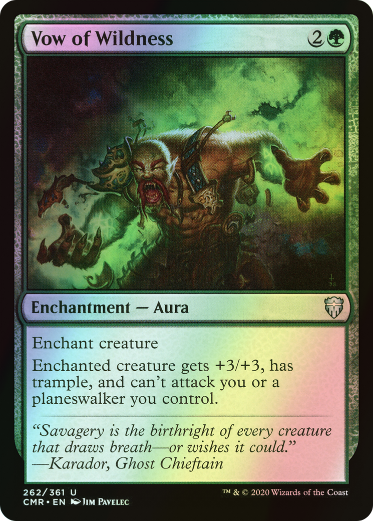 Vow of Wildness (CMR) #262 [EN/F] s/o