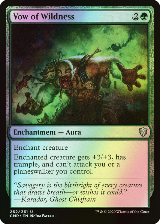 Vow of Wildness (CMR) #262 [EN/F] s/o