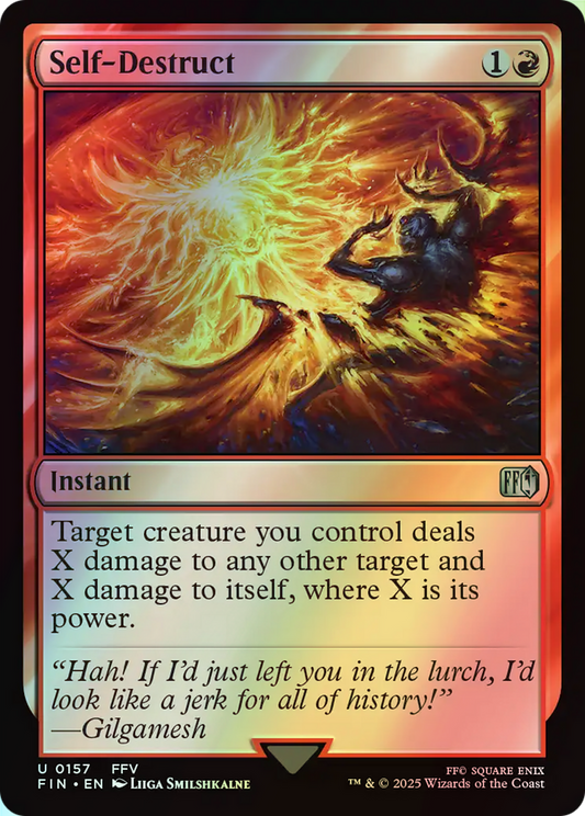 Self-Destruct (FIN) #157 [EN/F] s/o