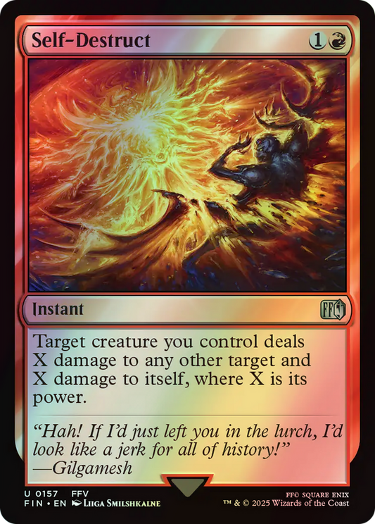 Self-Destruct (FIN) #157 [EN/F] s/o