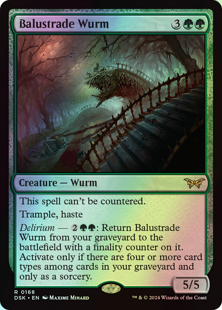 Balustrade Wurm (DSK) #168 [EN/F]