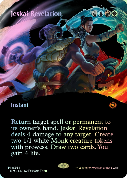 Jeskai Revelation (TDM) #361 [EN/F] s/o