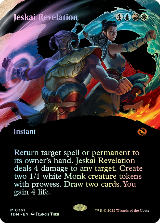 Jeskai Revelation (TDM) #361 [EN/F] s/o