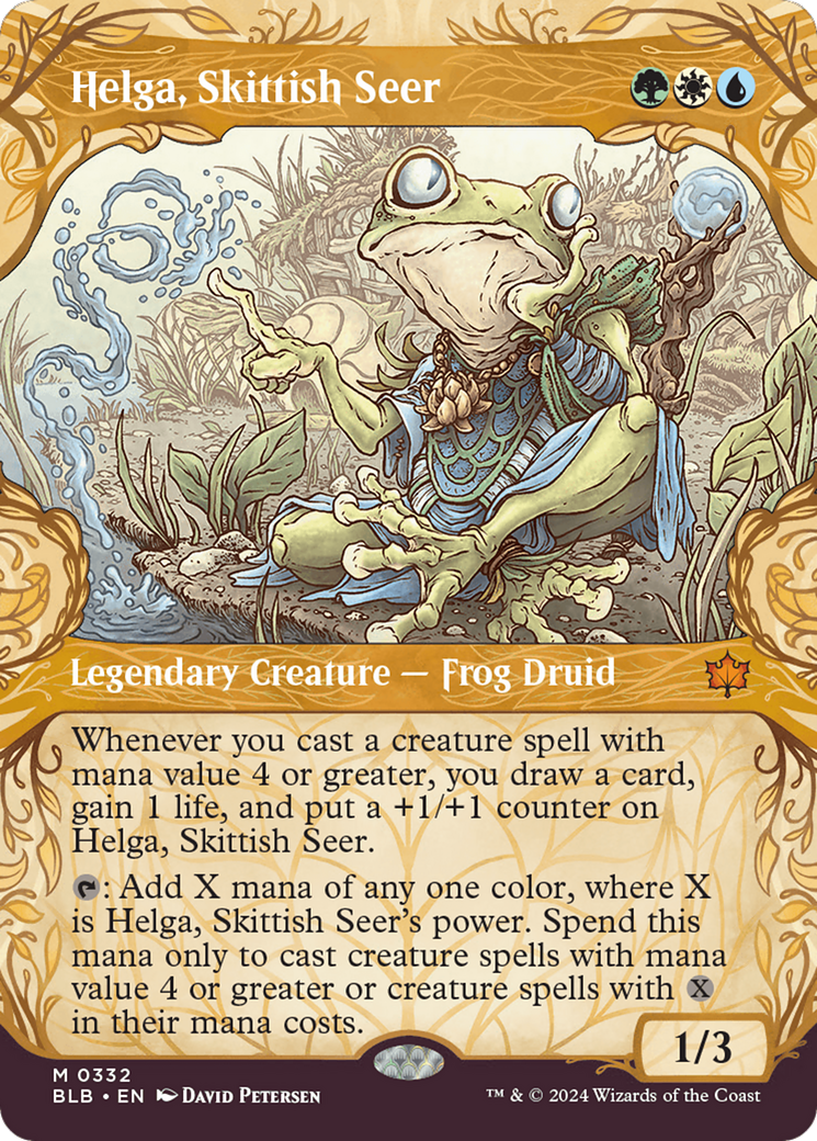 Helga, Skittish Seer (BLB) #332 [EN/N]