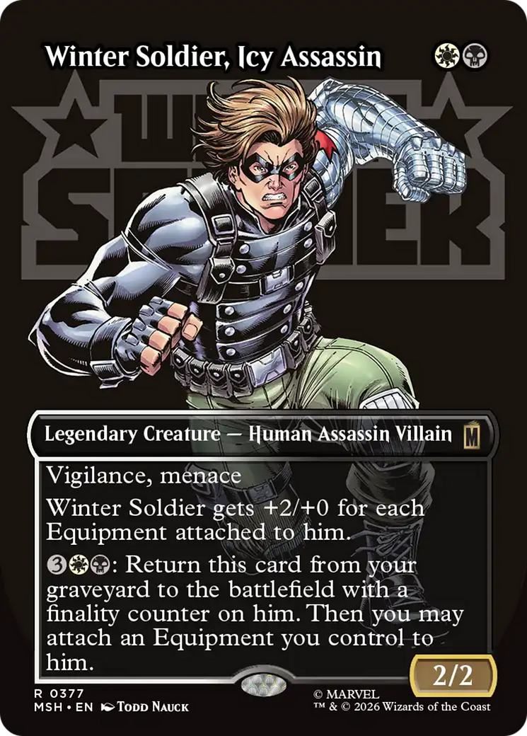 Winter Soldier, Icy Assassin (MSH) #377 [EN/N]