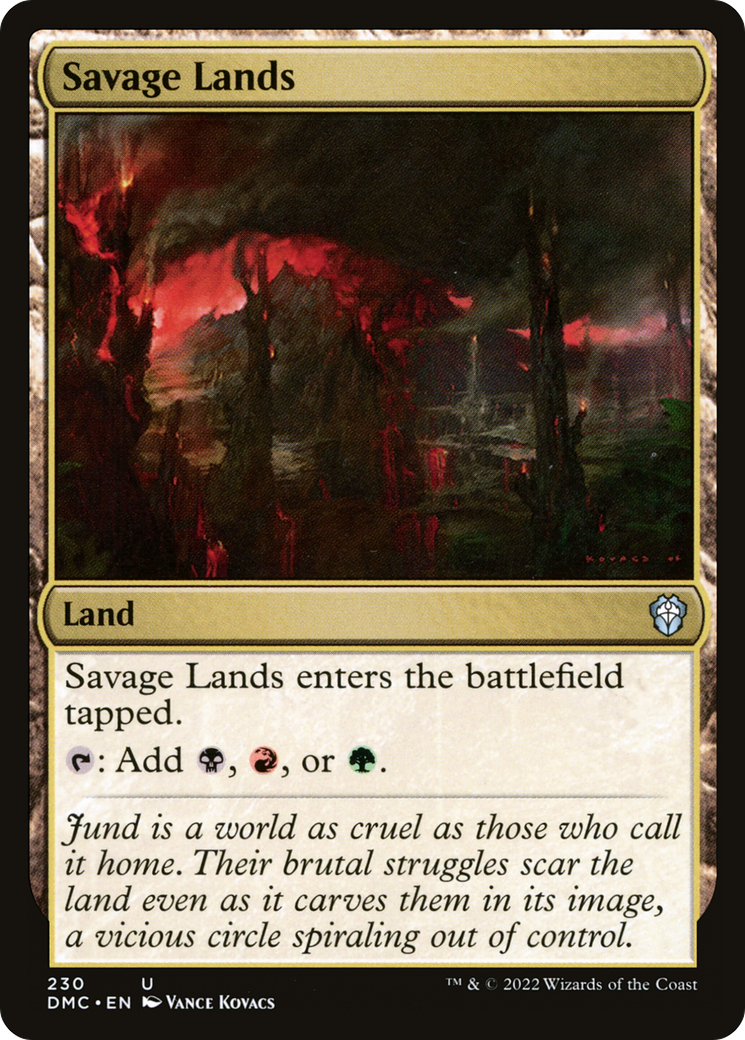 Savage Lands (DMC) #230 [EN/N] s/o