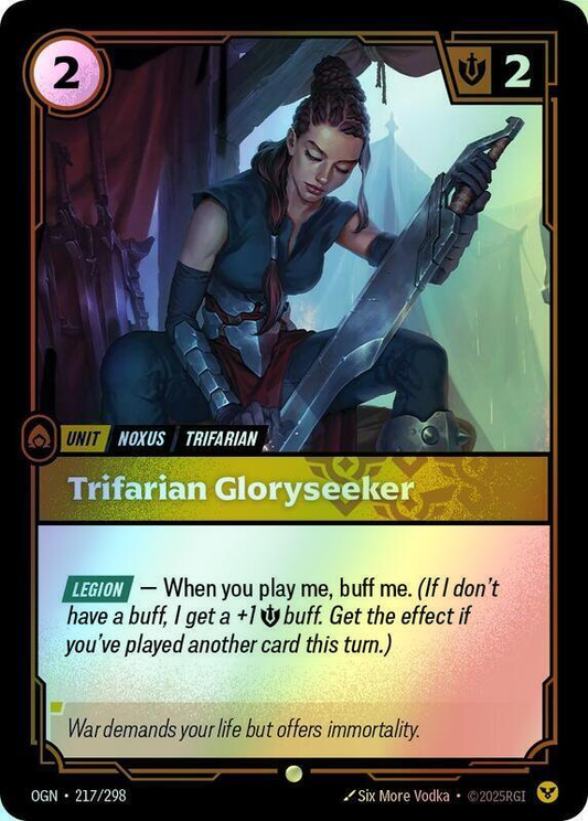 Trifarian Gloryseeker (OGN) #217 [EN/F]