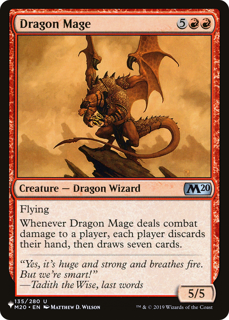Dragon Mage (PLST) #M20-135 [EN/N] s/o