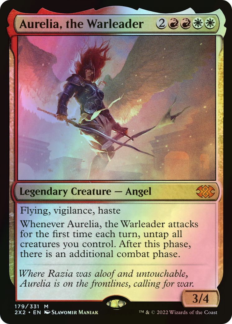 Aurelia, the Warleader (2X2) #179 [EN/F]