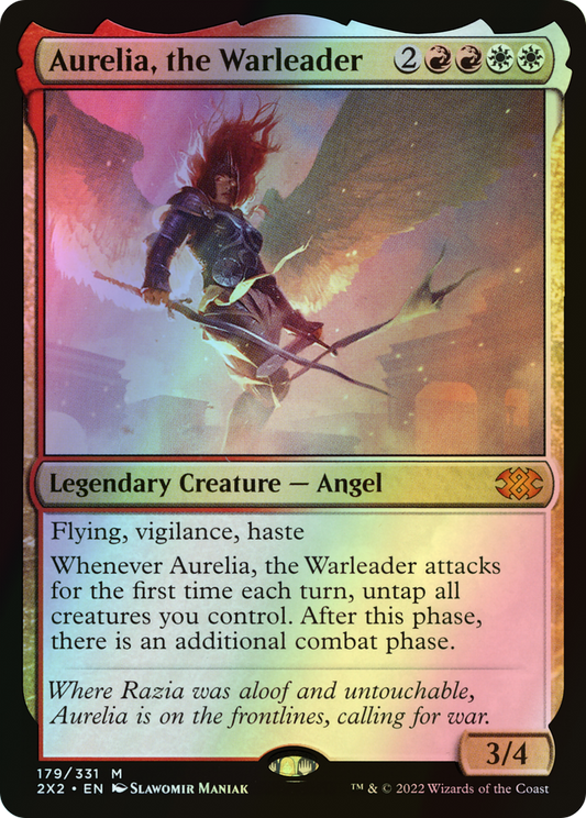 Aurelia, the Warleader (2X2) #179 [EN/F]