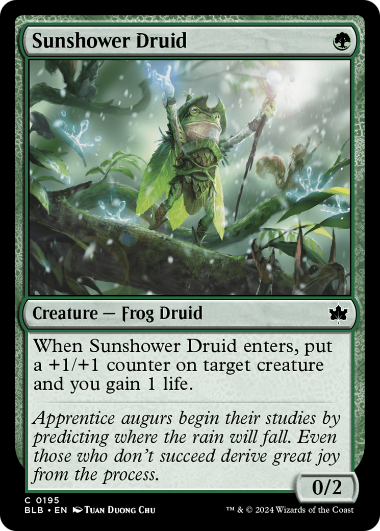 Sunshower Druid (BLB) #195 [EN/N]