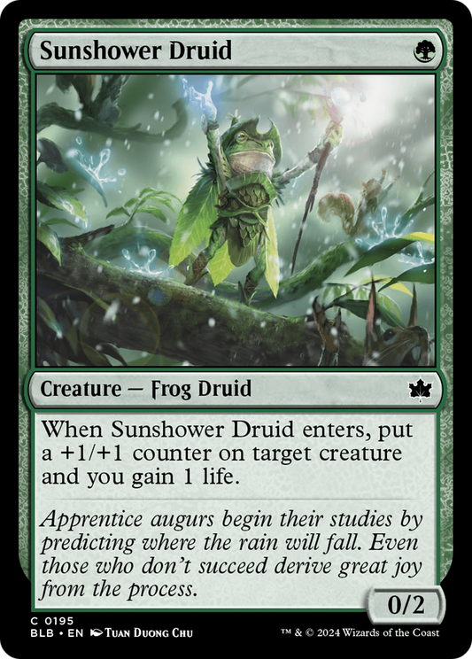 Sunshower Druid (BLB) #195 [EN/N]
