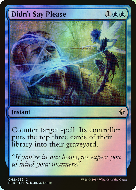 Didn't Say Please (ELD) #42 [EN/F] s/o