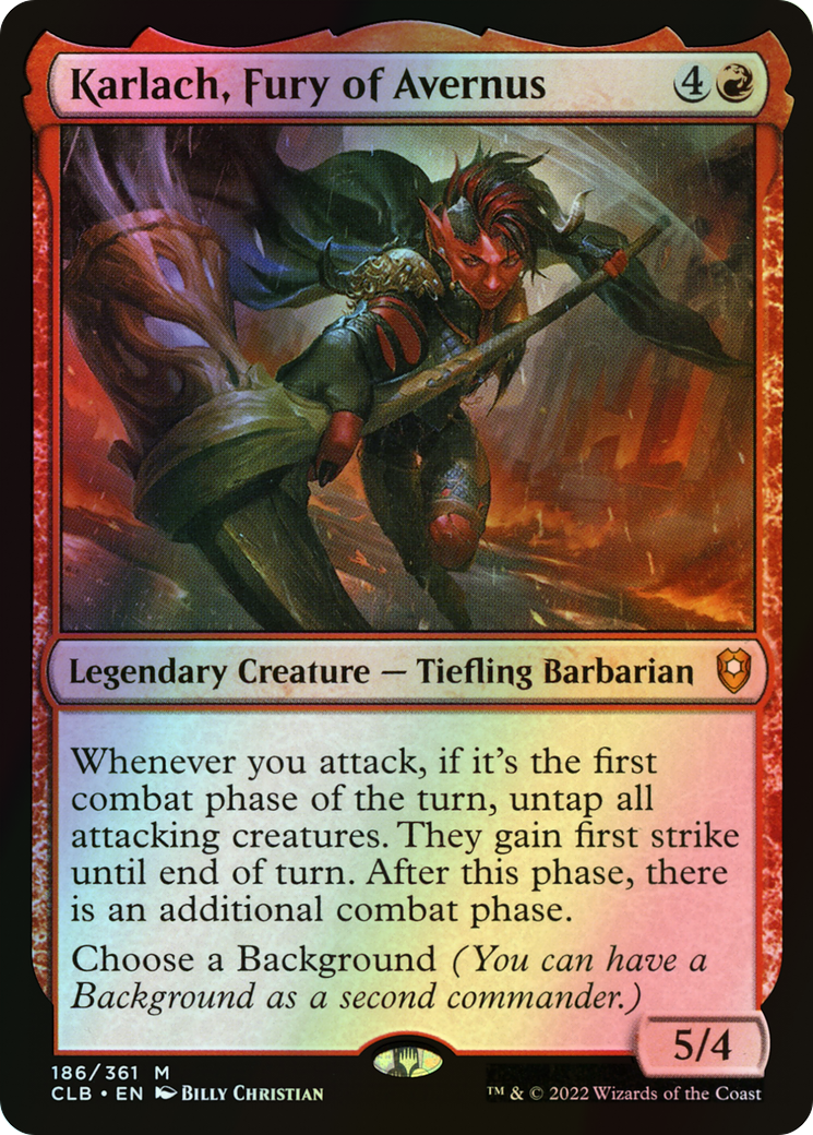 Karlach, Fury of Avernus (CLB) #186 [EN/F]