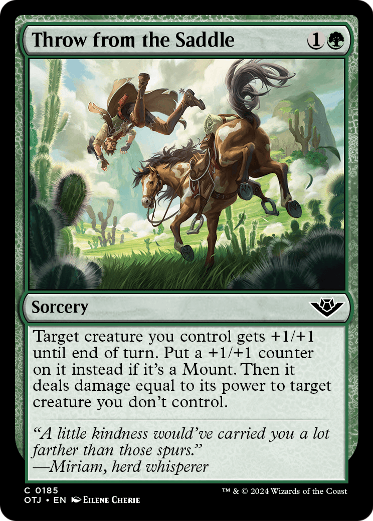 Throw from the Saddle (OTJ) #185 [EN/N]