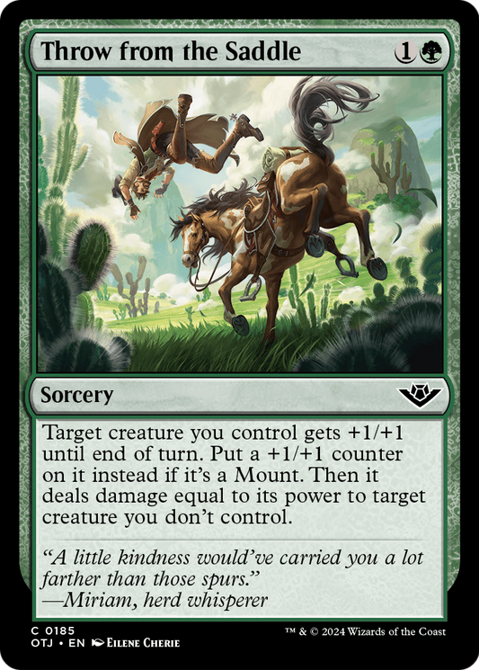 Throw from the Saddle (OTJ) #185 [EN/N]