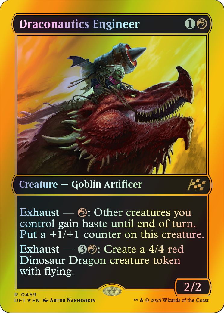 Draconautics Engineer - Firstplace Foil (DFT) #459 [EN/F]