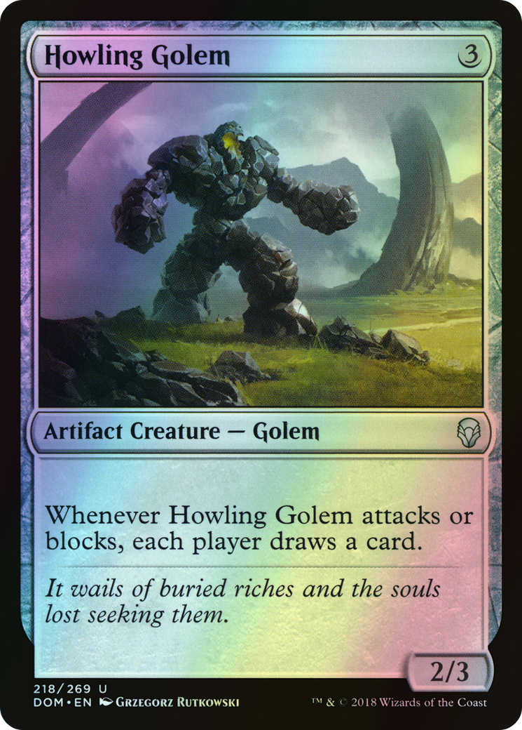 Howling Golem (DOM) #218 [EN/F]