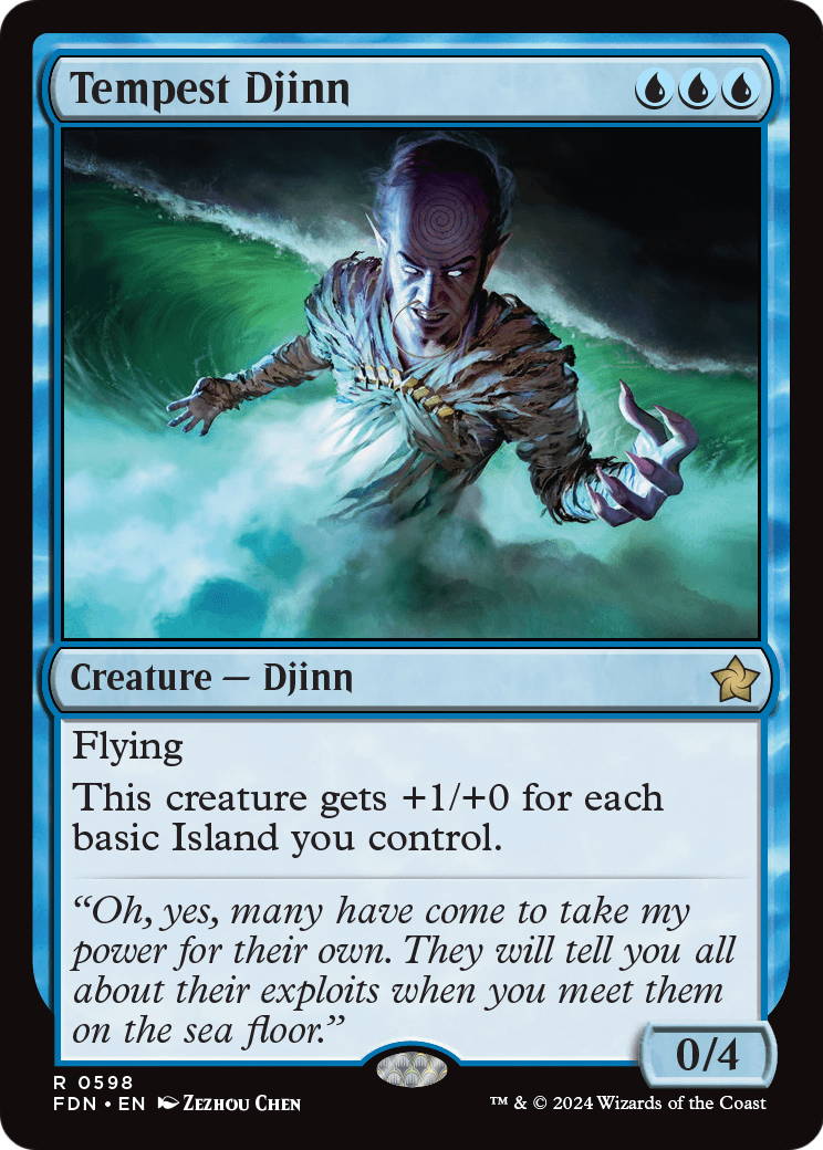 Tempest Djinn (FDN) #598 [EN/N]