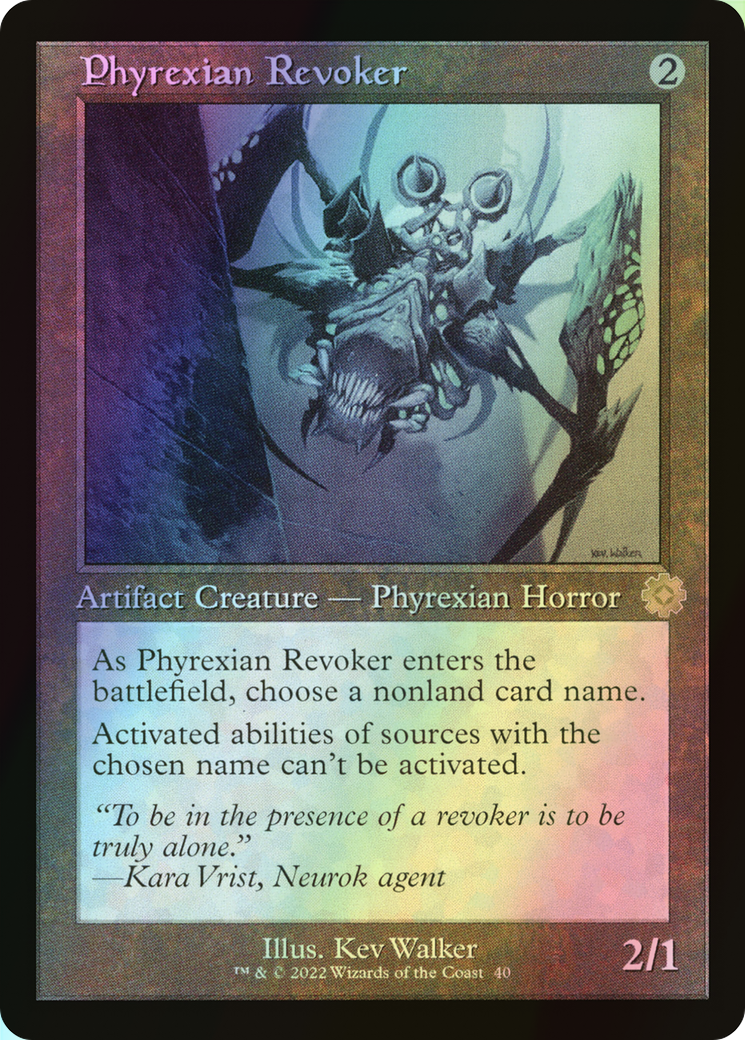 Phyrexian Revoker (BRR) #40 [EN/F]