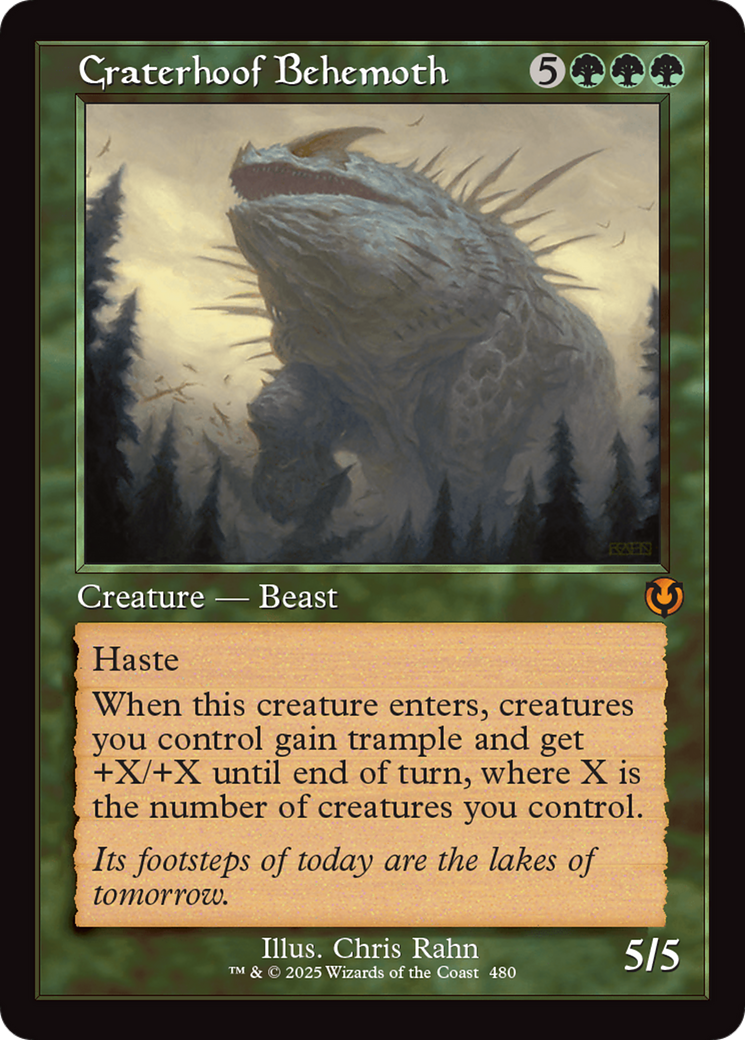 Craterhoof Behemoth (INR) #480 [EN/N]