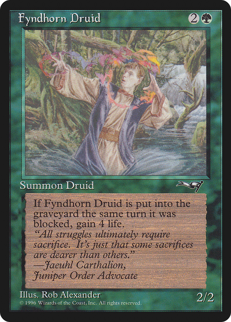 Fyndhorn Druid (ALL) #90a [EN/N]