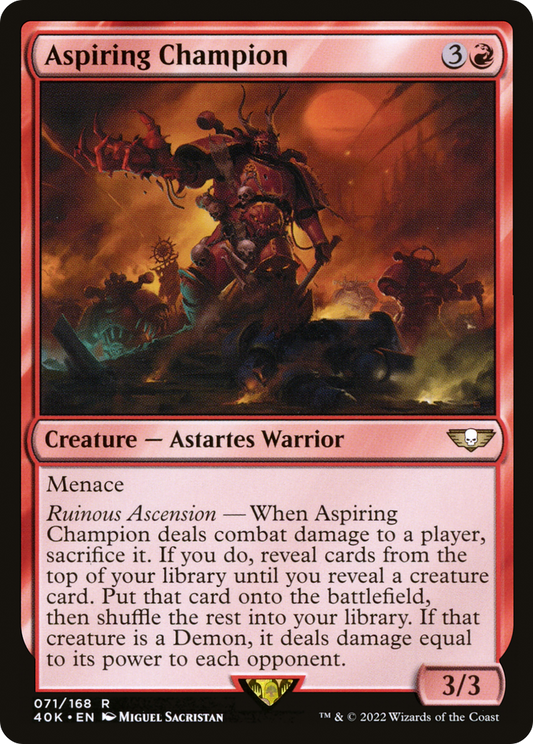 Aspiring Champion (40K) #71 [EN/N]