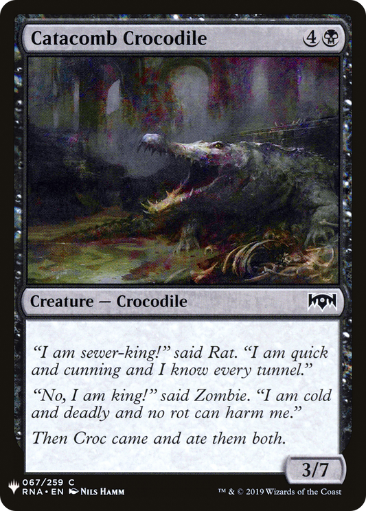 Catacomb Crocodile (PLST) #RNA-67 [EN/N]