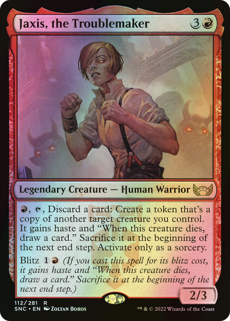 Jaxis, the Troublemaker (SNC) #112 [EN/F] s/o