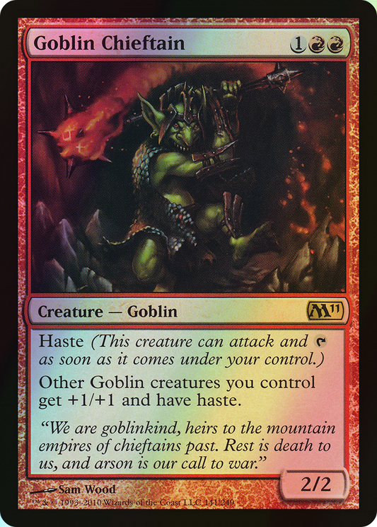 Goblin Chieftain (M11) #141 [EN/F] s/o
