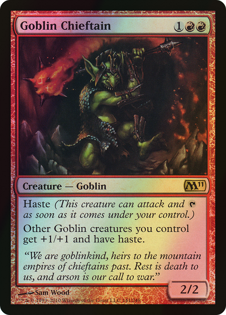 Goblin Chieftain (M11) #141 [EN/F] s/o