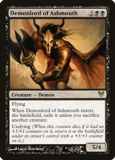 Demonlord of Ashmouth (AVR) #96 [EN/N] s/o
