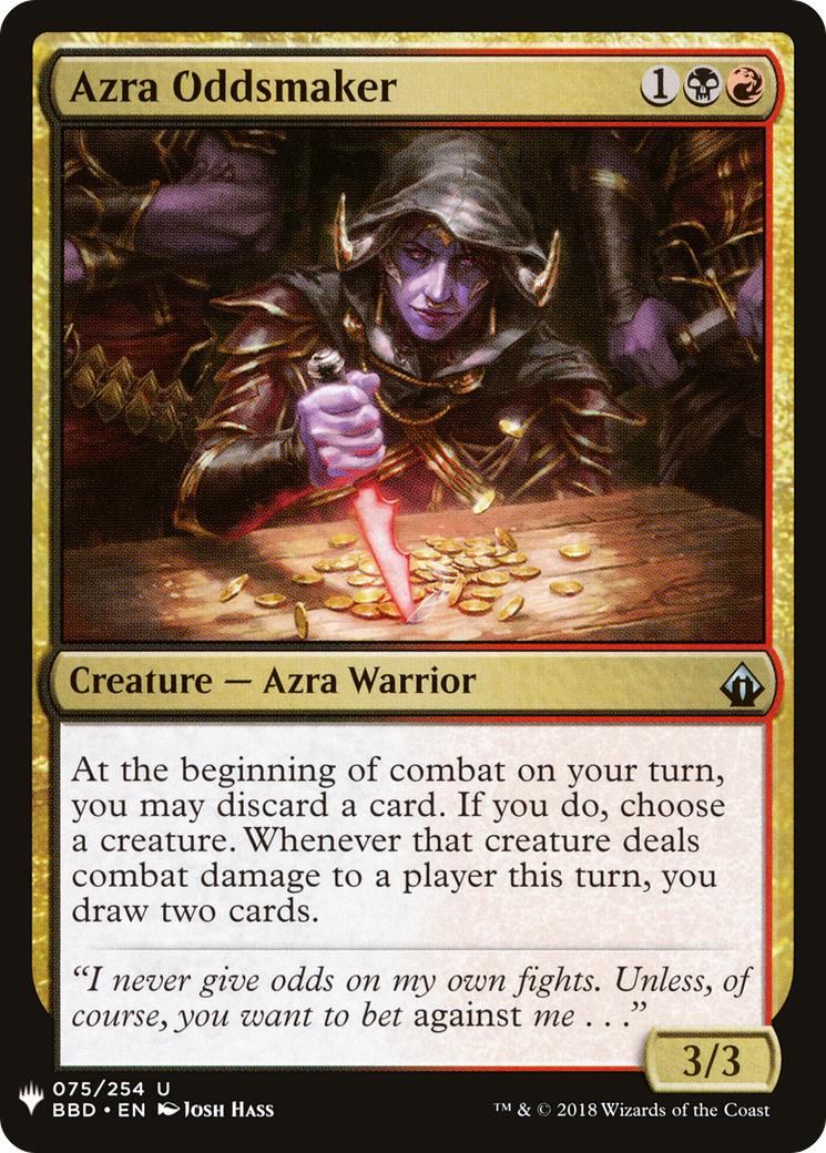 Azra Oddsmaker (PLST) #BBD-75 [EN/N]