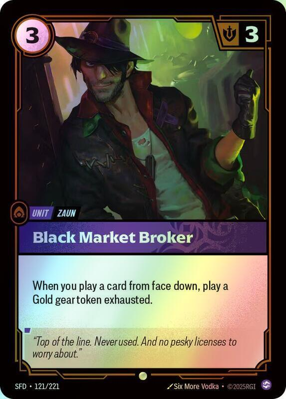 Black Market Broker (SFD) #121 [EN/F]