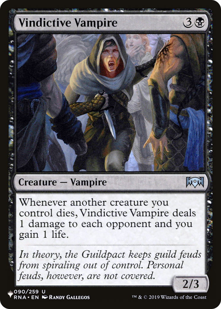Vindictive Vampire (PLST) #RNA-90 [EN/N] s/o