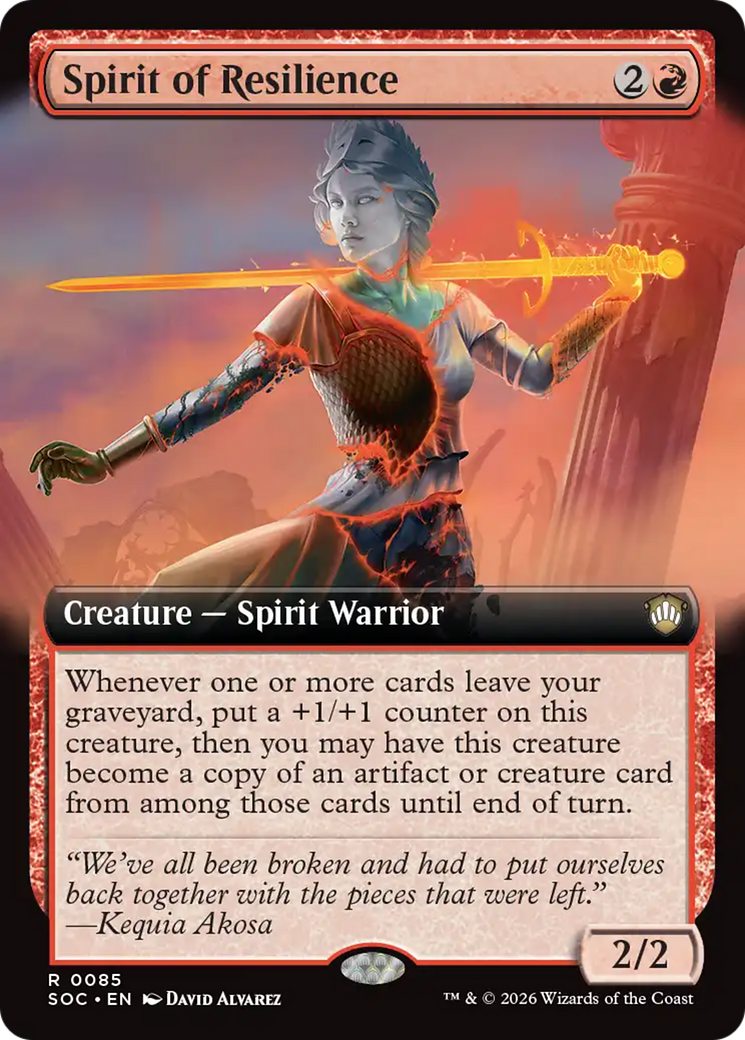 Spirit of Resilience (SOC) #85 [EN/N]