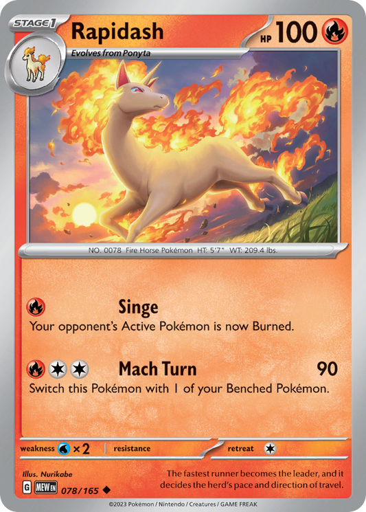 Rapidash (MEW) #78 [EN/N]