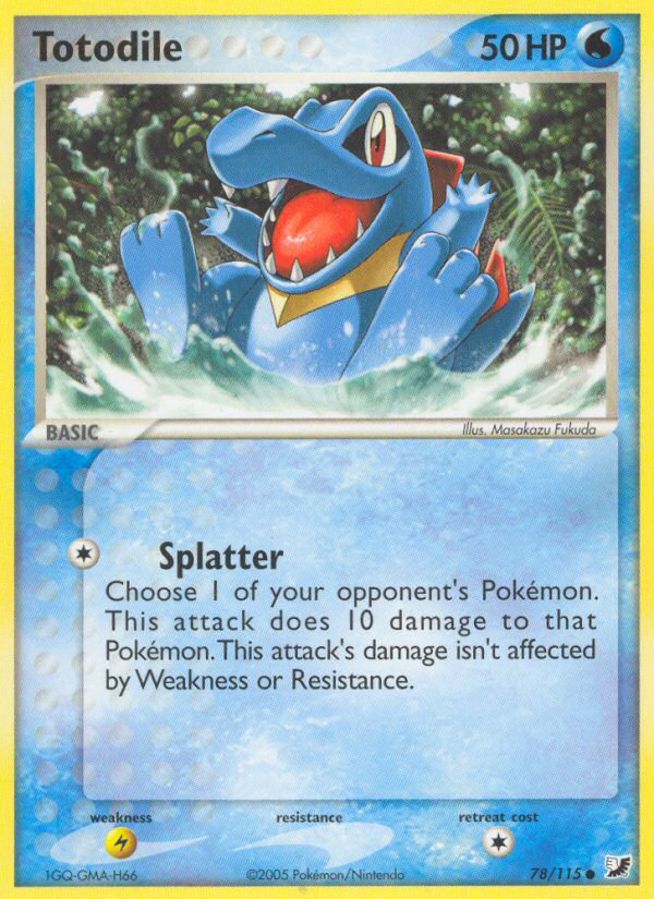Totodile (UF) #78 [EN/N] s/o