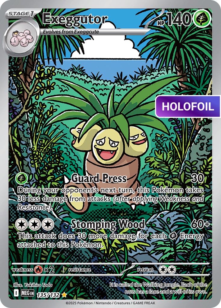 Exeggutor - 135/132 (MEG) #135 [EN/H]