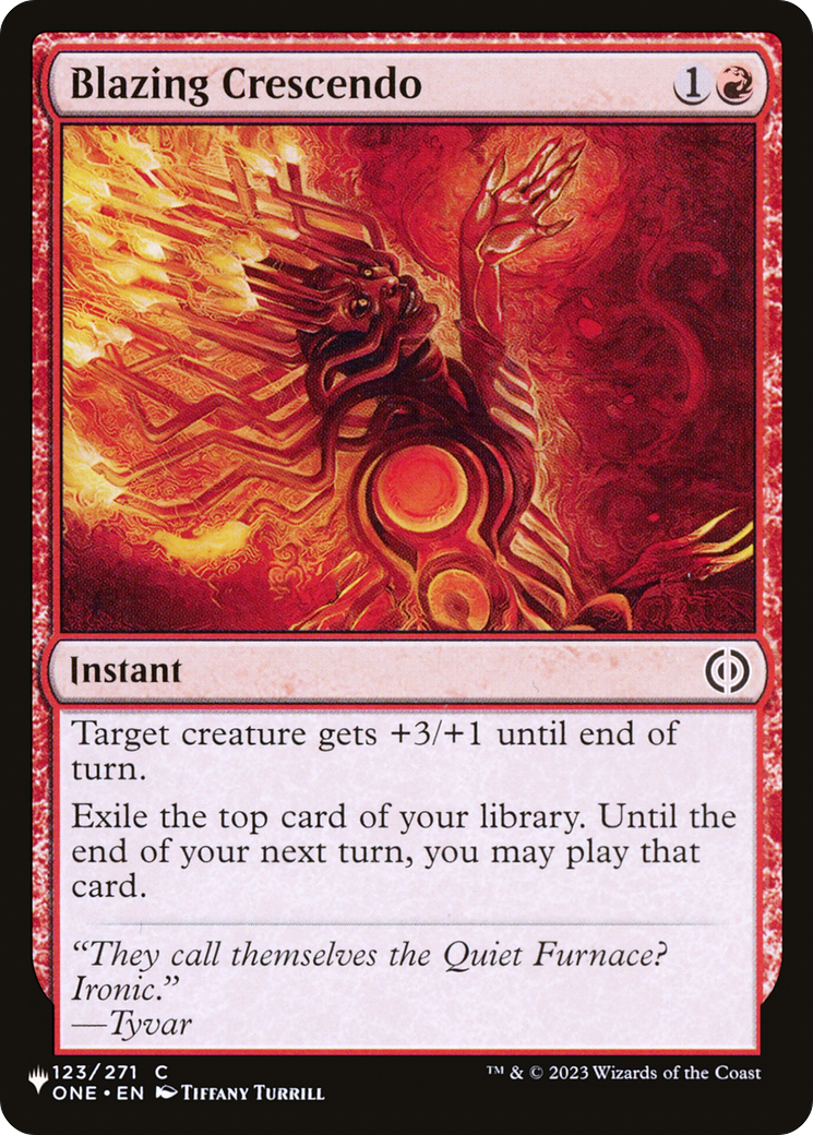 Blazing Crescendo (PLST) #ONE-123 [EN/N]