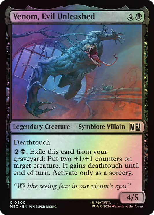Venom, Evil Unleashed (MSC) #800 [EN/F] s/o