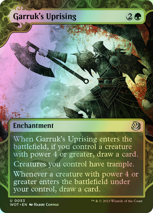 Garruk's Uprising (WOT) #53 [EN/F] s/o