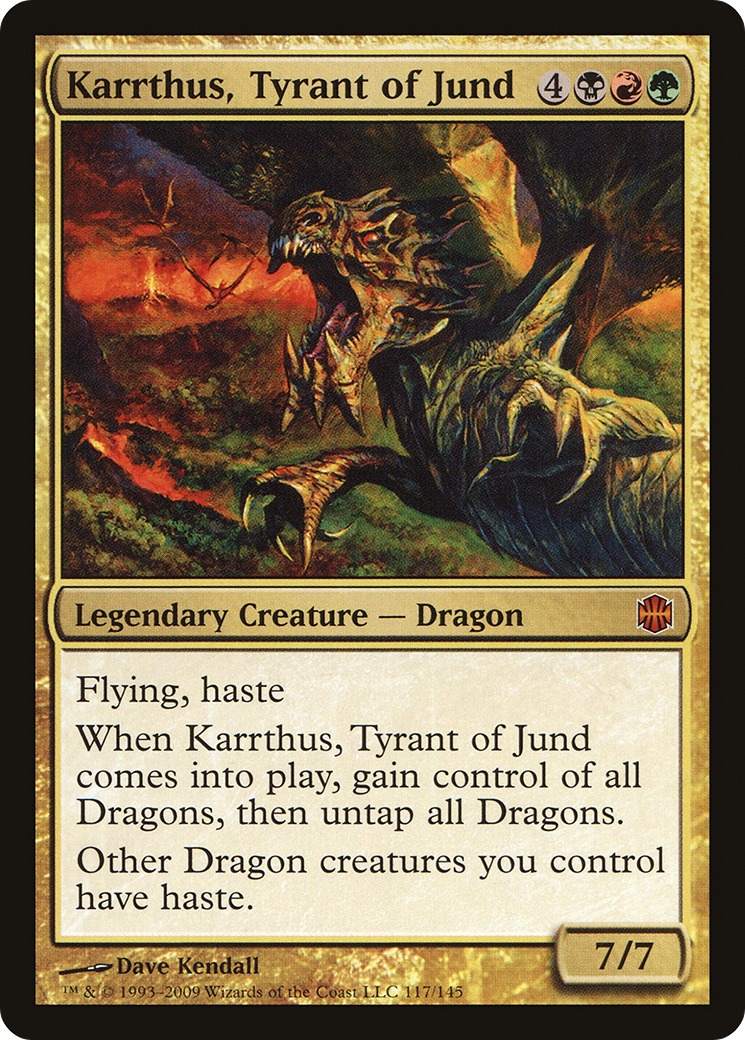 Karrthus, Tyrant of Jund (ARB) #117 [EN/N] s/o