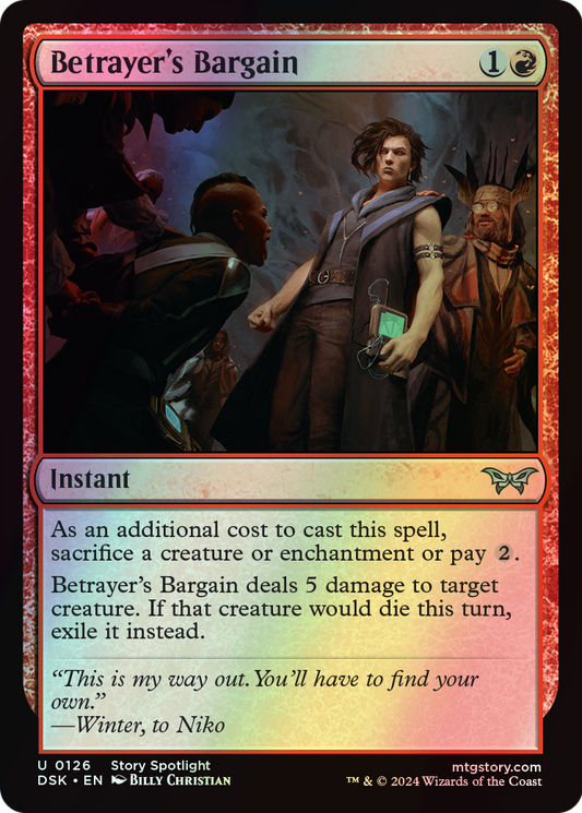 Betrayer's Bargain (DSK) #126 [EN/F] s/o