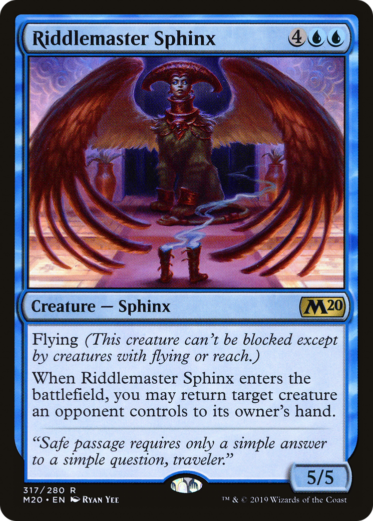 Riddlemaster Sphinx (M20) #317 [EN/N]