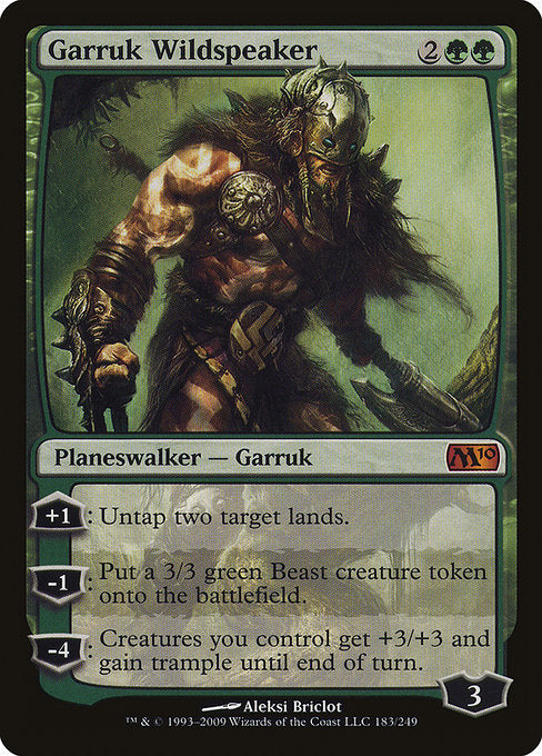 Garruk Wildspeaker (M10) #183 [EN/N] s/o