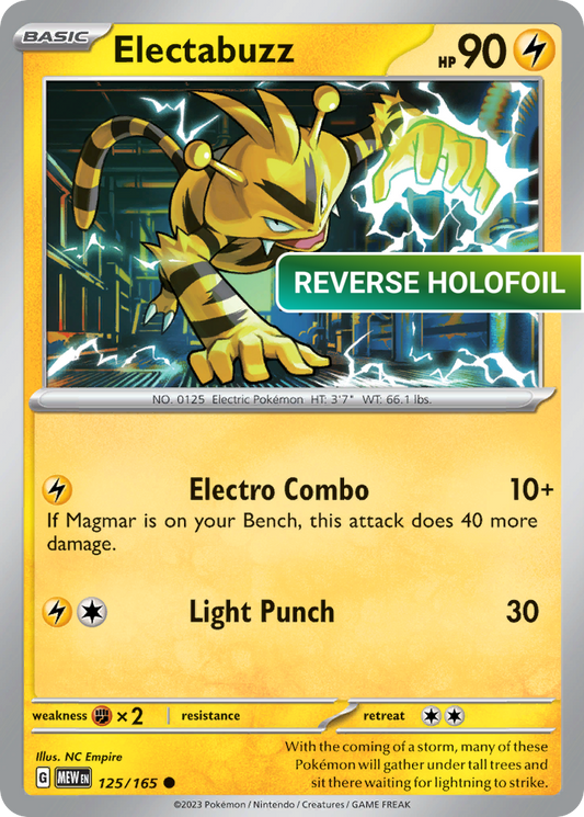 Electabuzz (MEW) #125 [EN/R] s/o