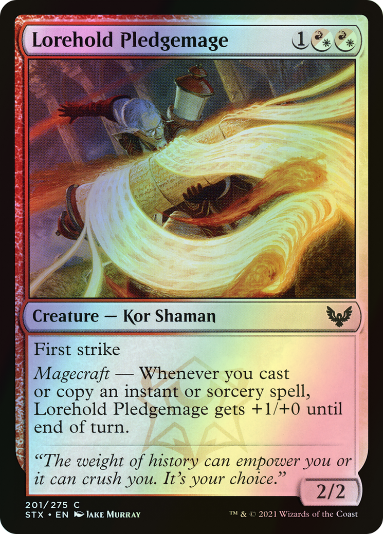 Lorehold Pledgemage (STX) #201 [EN/F]