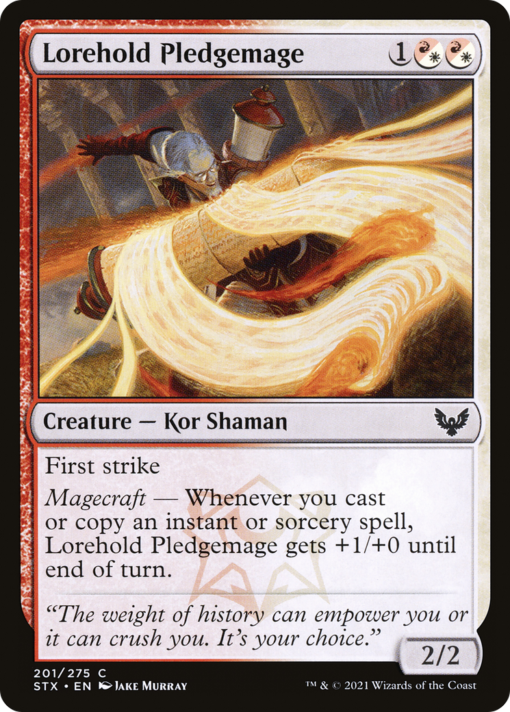 Lorehold Pledgemage (STX) #201 [EN/N]