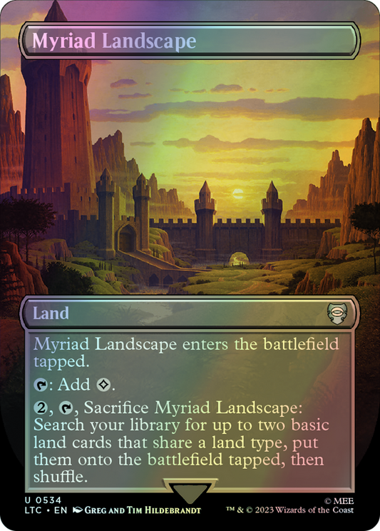 Myriad Landscape - Silver Foil (LTC) #534 [EN/F] s/o